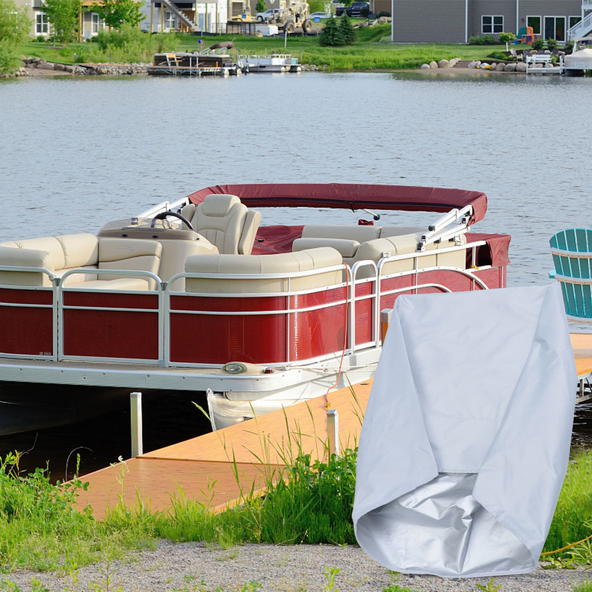 Universal Boat Seat Cover 210D - Fishing Boat Seat ulasan dan harga