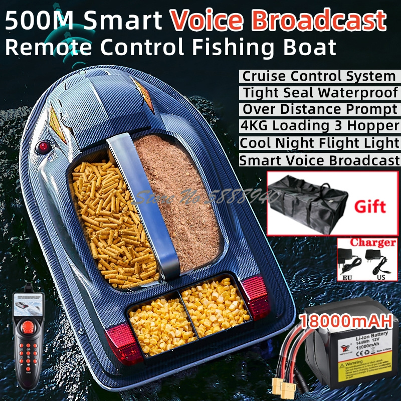 Smart Voice Broadcast RC Bait  - Fishing Boat Navigation Light ulasan dan harga