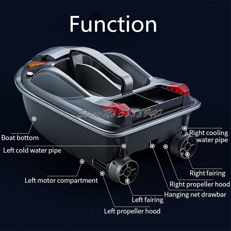 Smart Voice Broadcast RC Bait  - Fishing Boat Navigation Light ulasan dan harga
